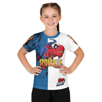 Spider Rex Fight Week Kid Rash Guard
