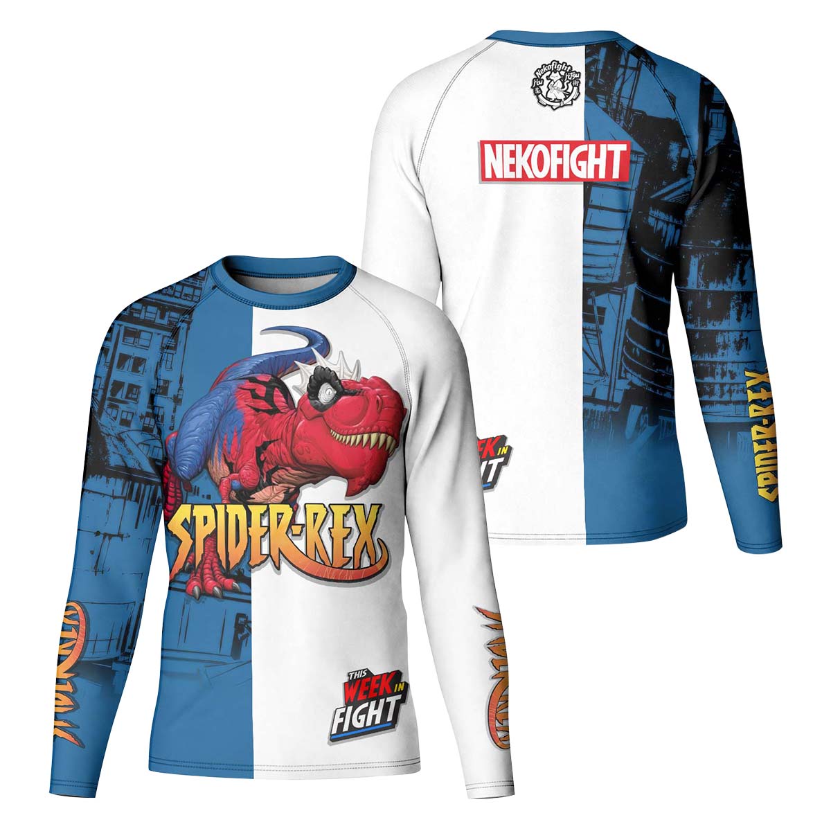 Spider Rex Fight Week Kid Rash Guard