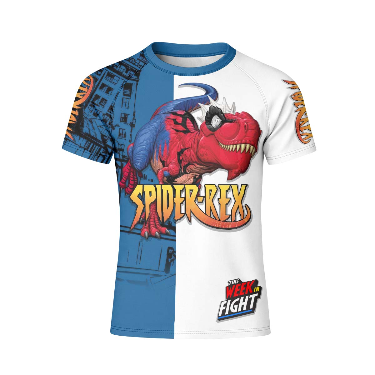 Spider Rex Fight Week Kid Rash Guard