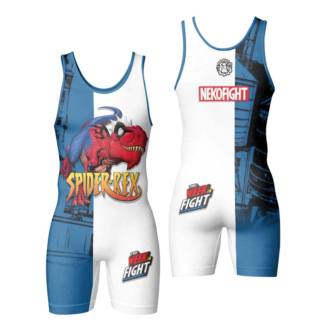 Spider Rex Fight Week Wrestling Singlet