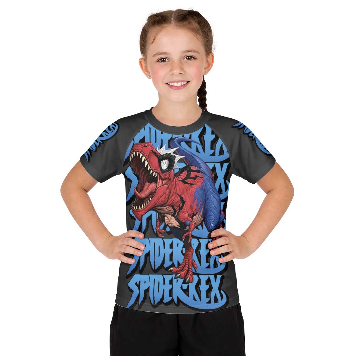 Spider Rex Kid Rash Guard