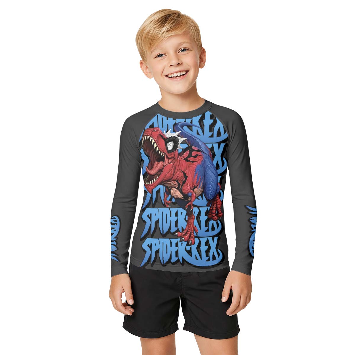 Spider Rex Kid Rash Guard