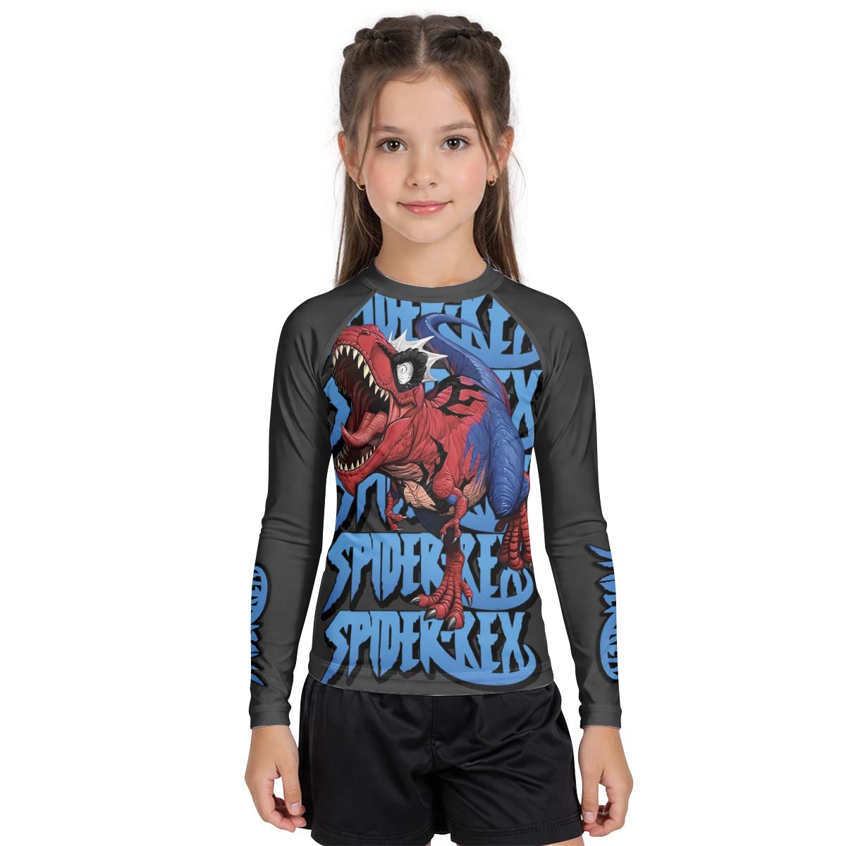 Spider Rex Kid Rash Guard