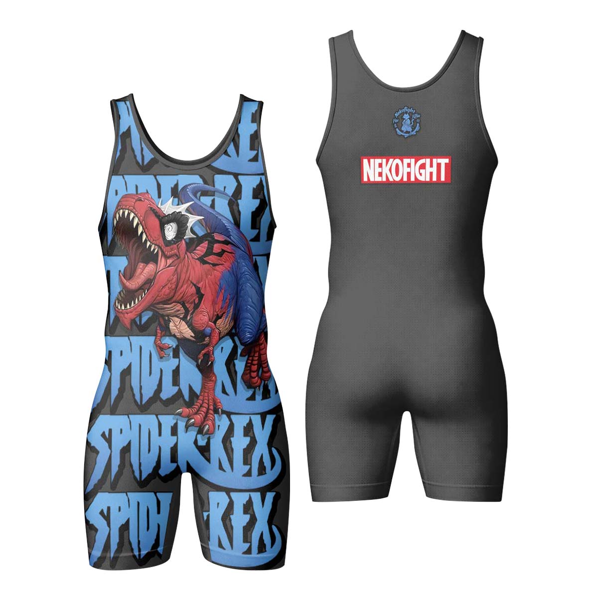 Spider Rex Wrestling Singlet