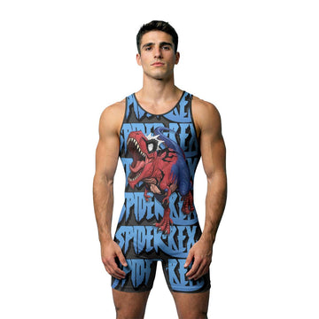 Spider Rex Wrestling Singlet