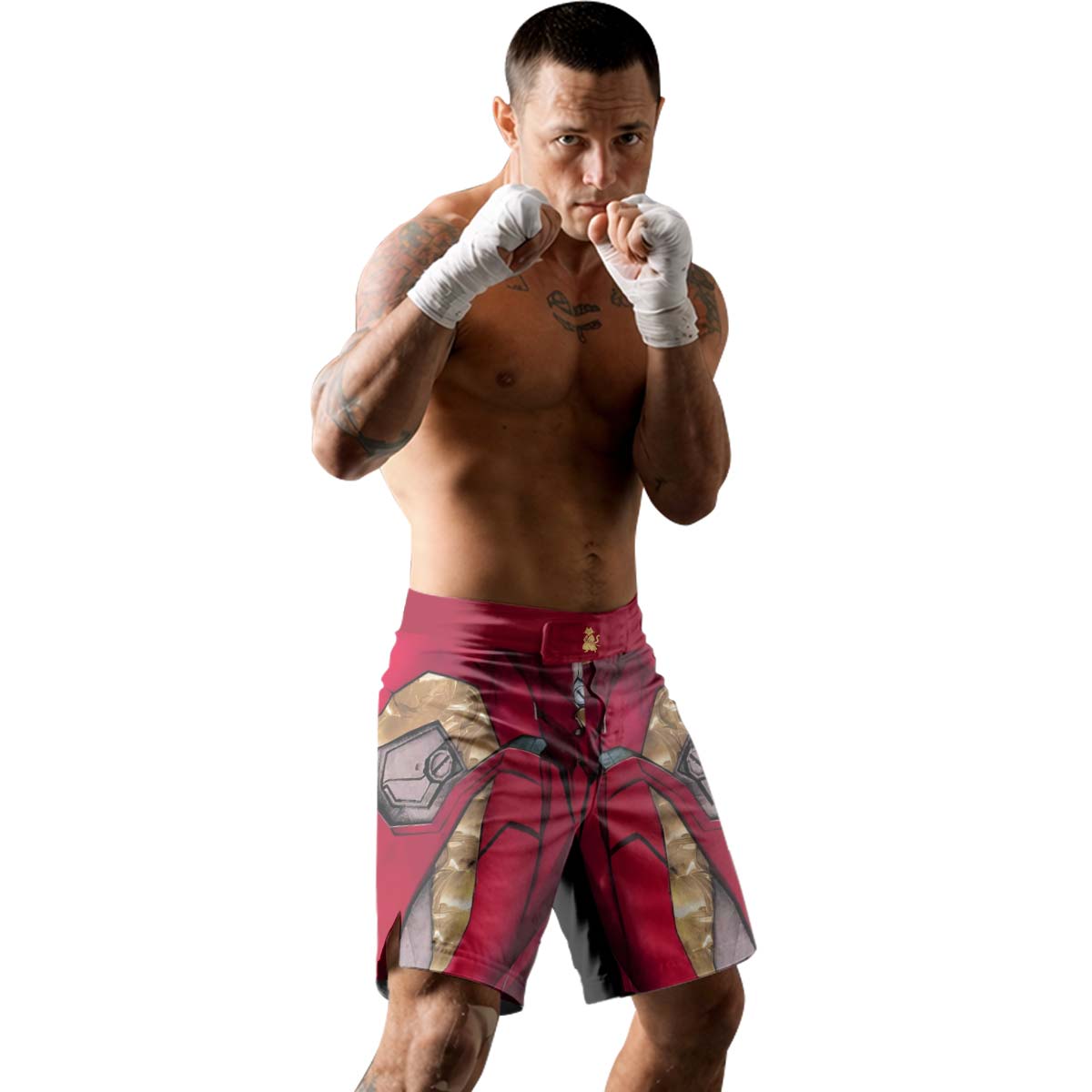  Spiderman Iron Armor Fight Shorts