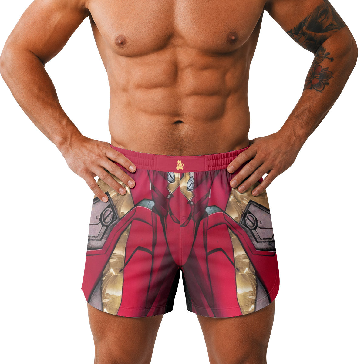  Spiderman Iron Armor Grappling Shorts