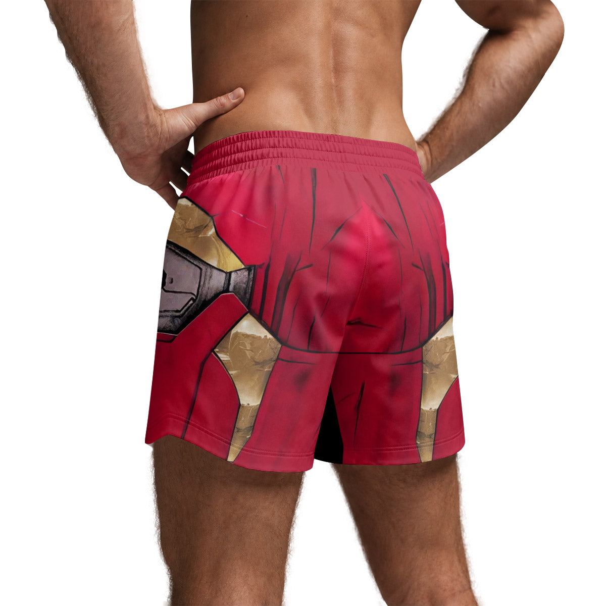  Spiderman Iron Armor Grappling Shorts