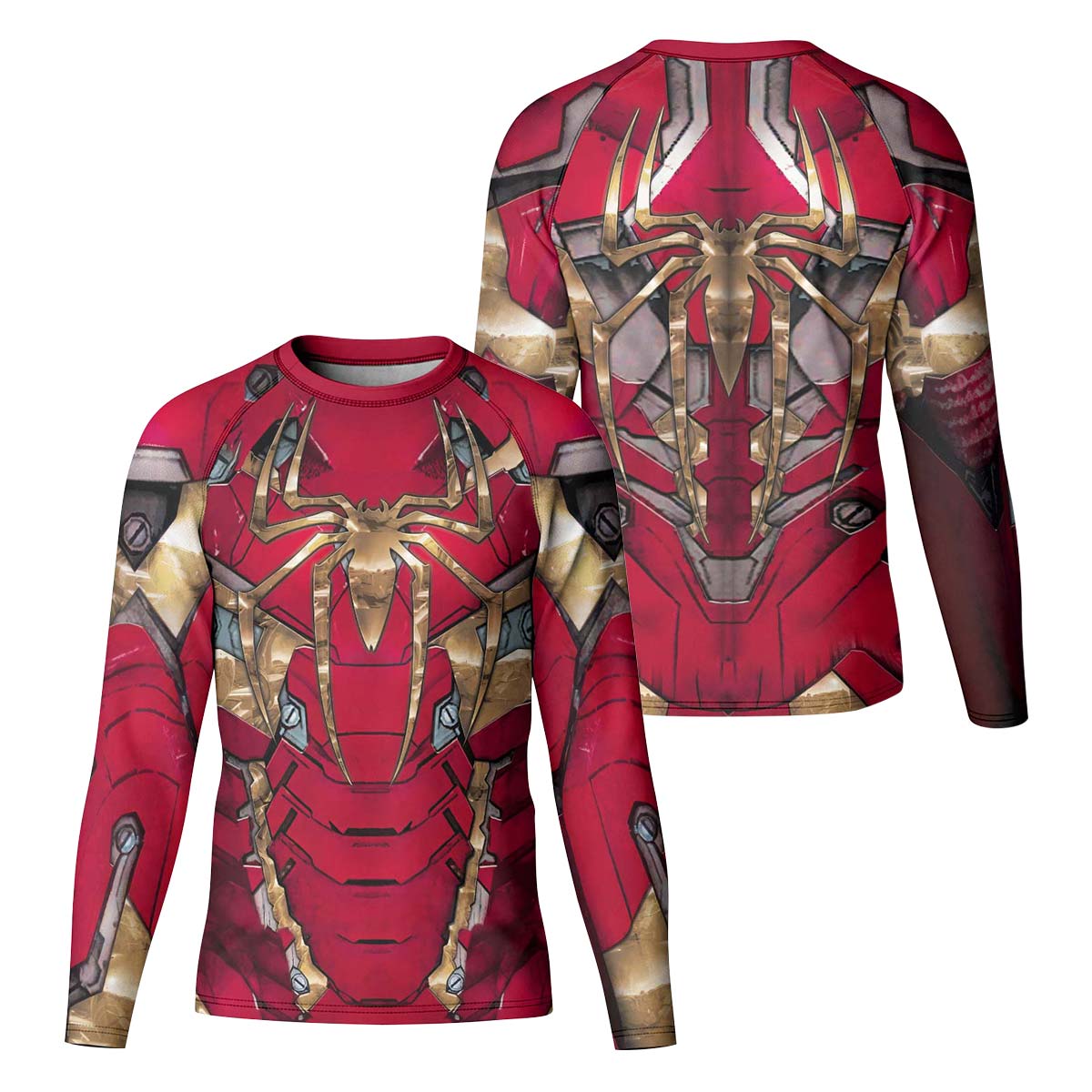 Spiderman Iron Armor Kids Rash Guard