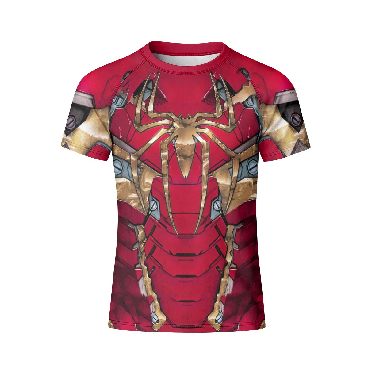 Spiderman Iron Armor Kids Rash Guard