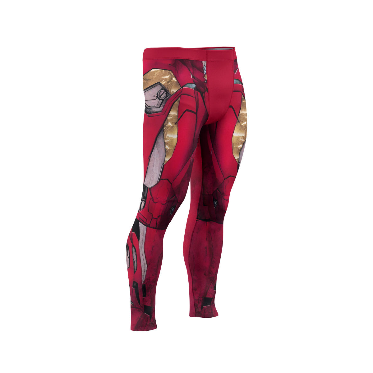  Spiderman Iron Armor Men's Compression Leggings