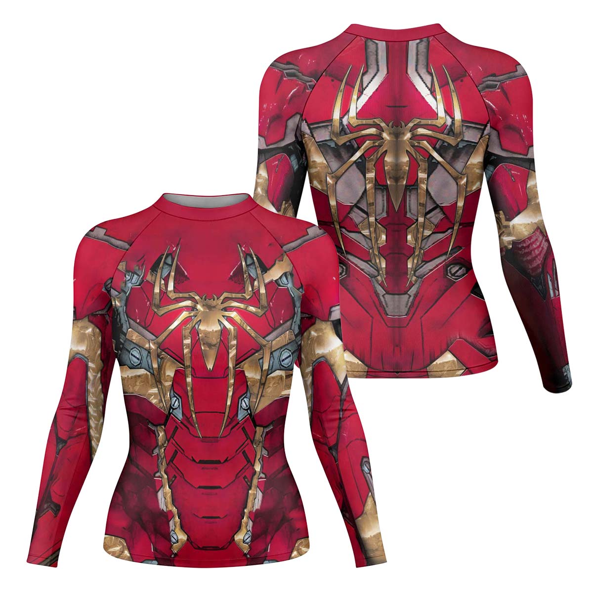  Spiderman Iron Armor Rash Guard
