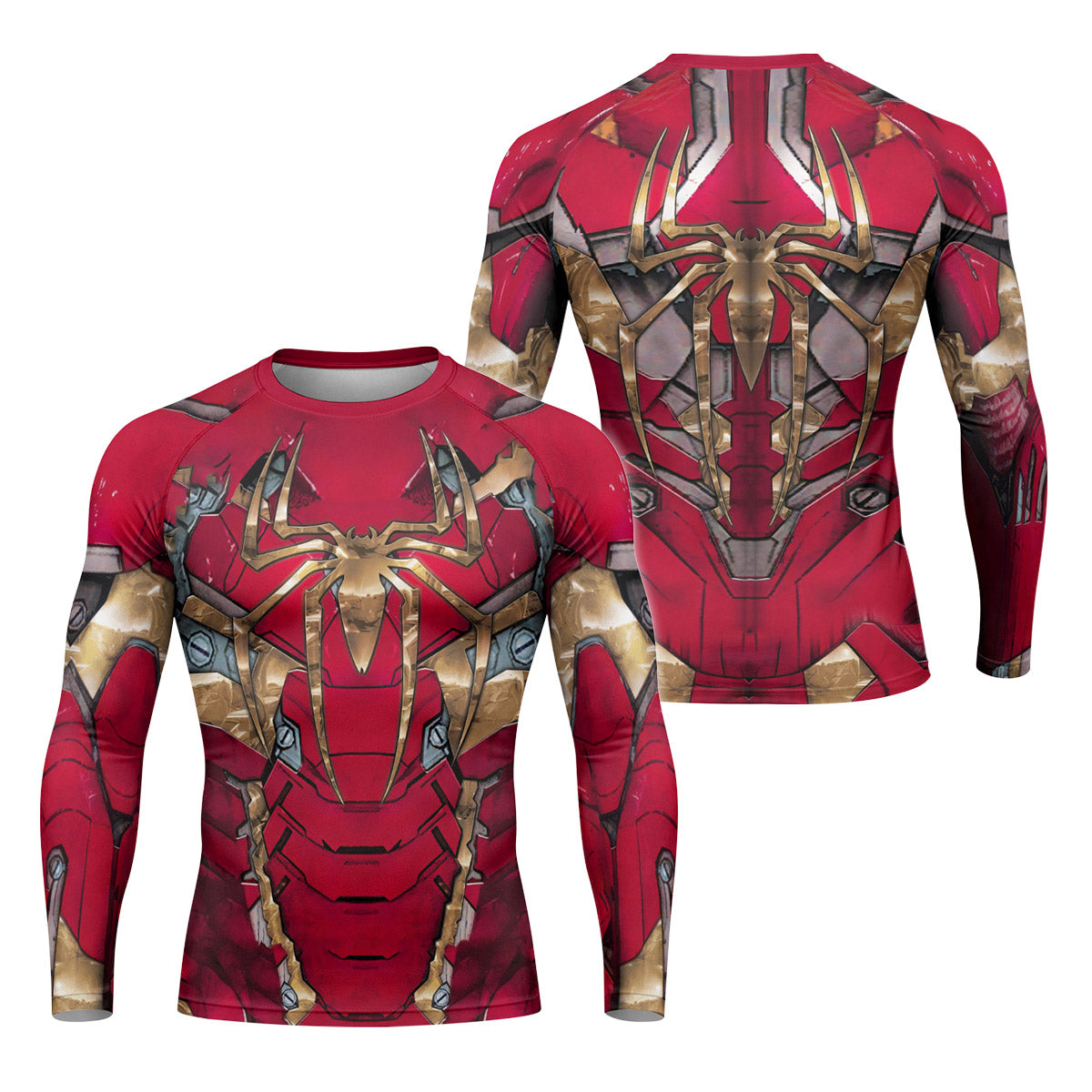 Spiderman Iron Armor Rash Guard