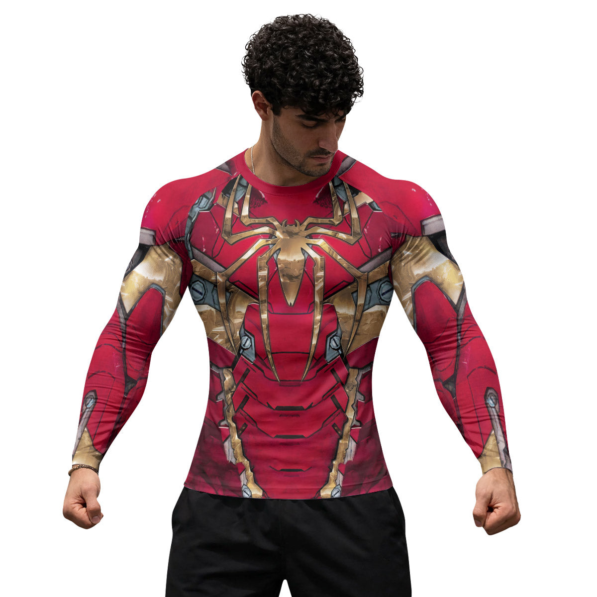 Spiderman Iron Armor Rash Guard