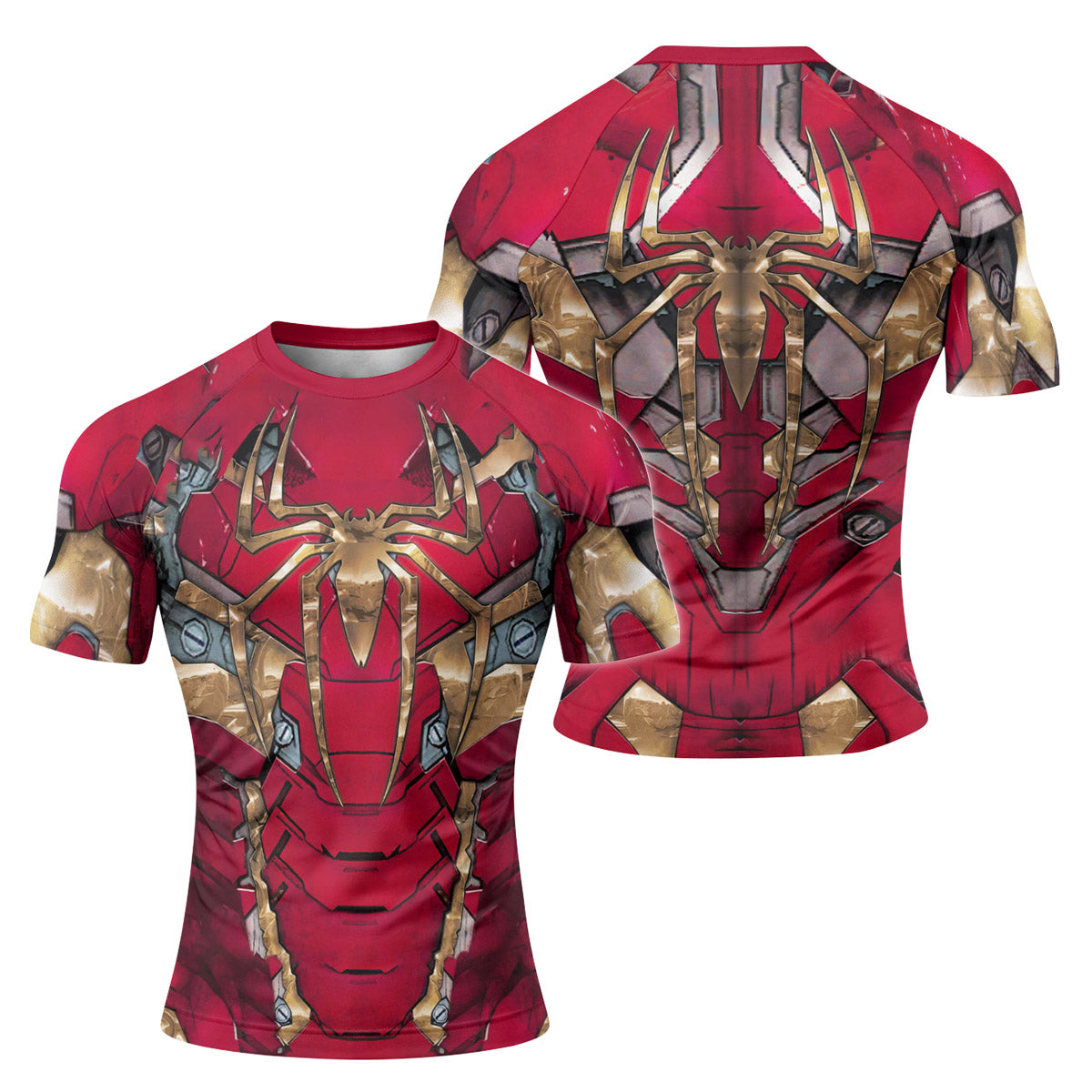 Spiderman Iron Armor Rash Guard