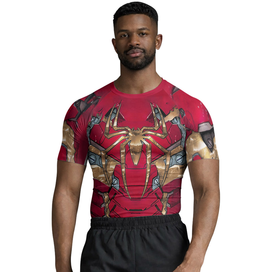 Spiderman Iron Armor Rash Guard