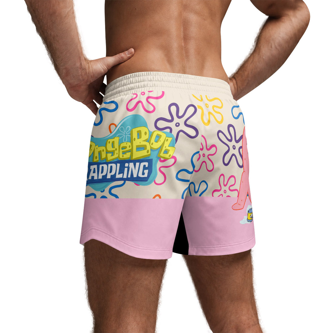 SpongeBob Patrick Star Chilling Day Grappling Shorts