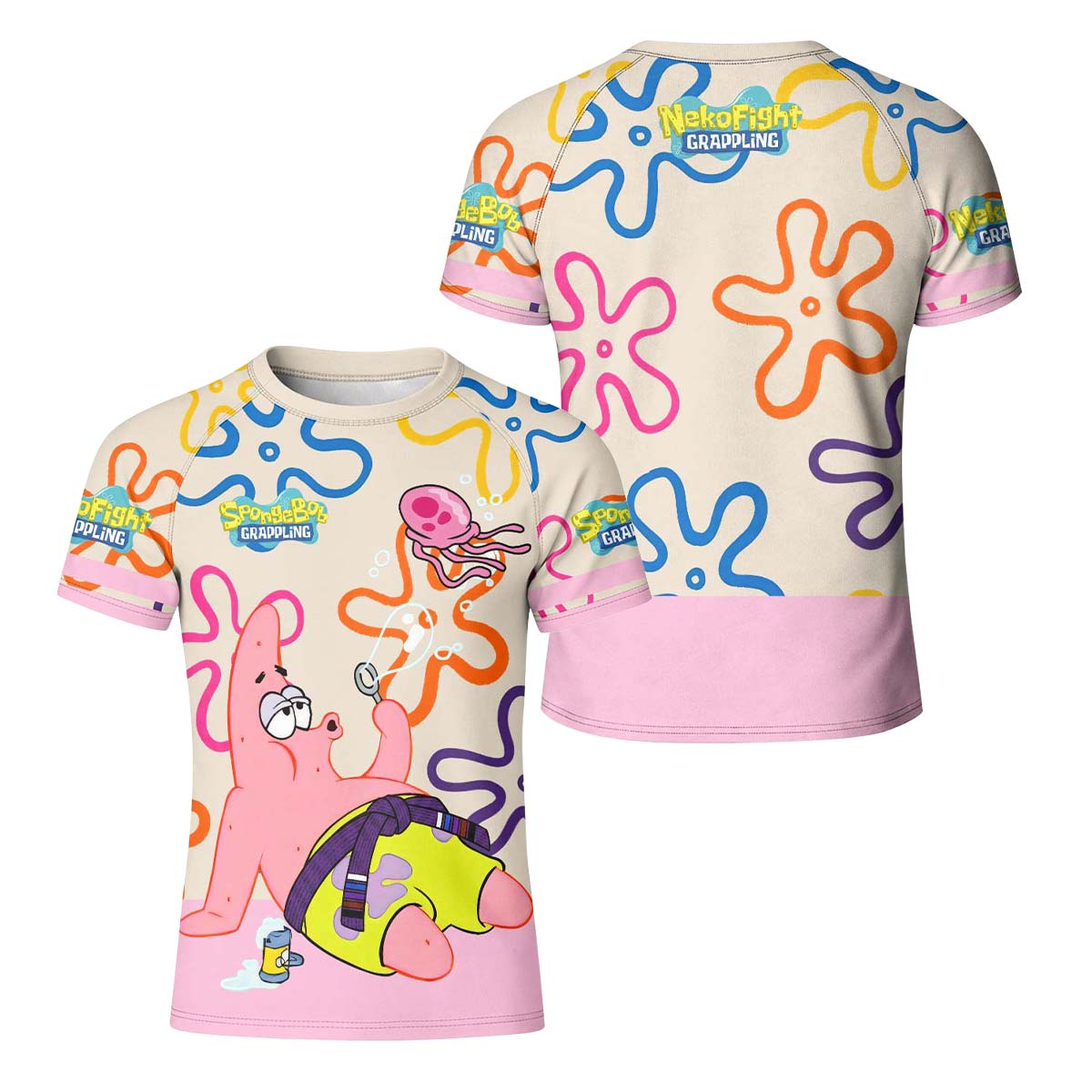 SpongeBob Patrick Star Chilling Day Kid Rash Guard