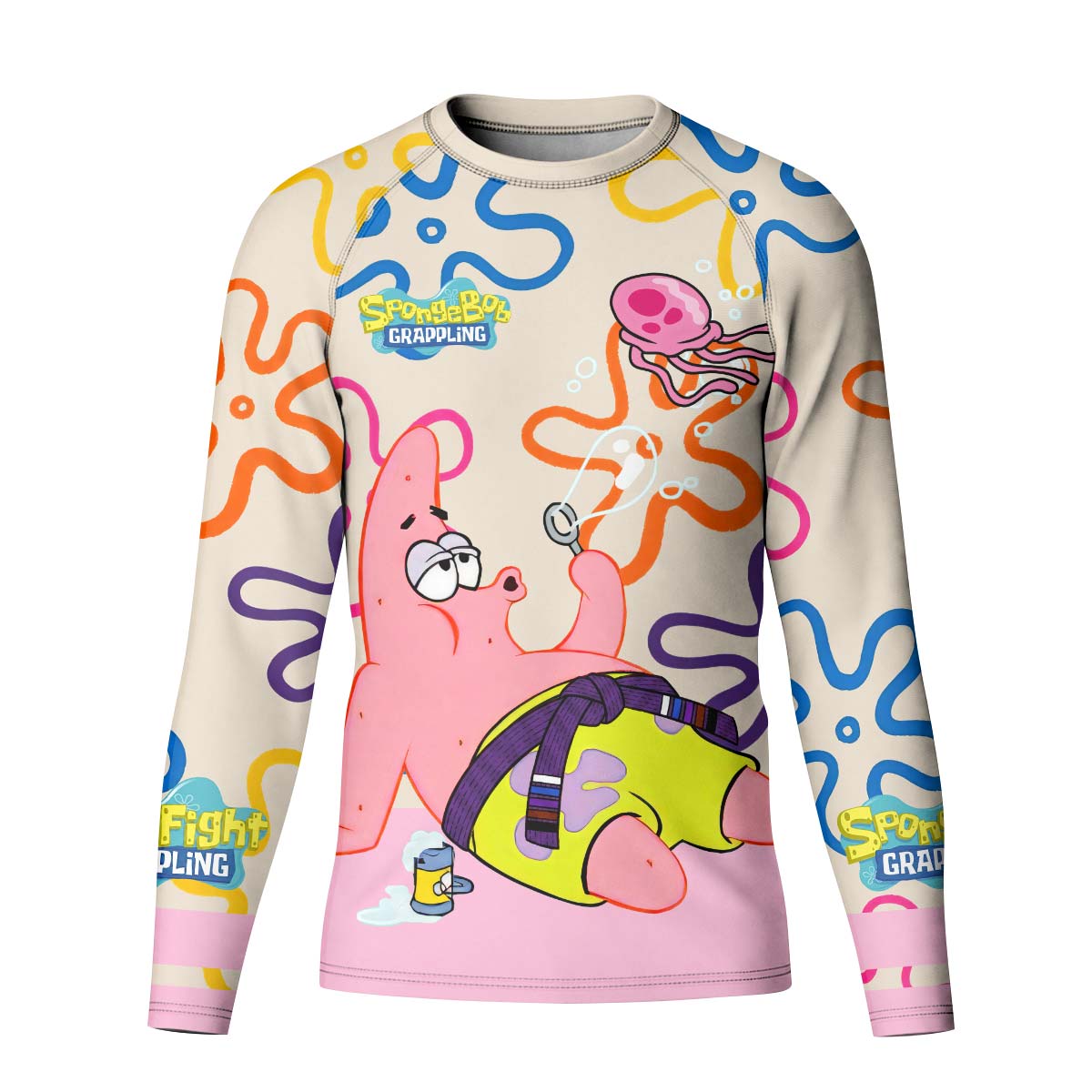 SpongeBob Patrick Star Chilling Day Kid Rash Guard