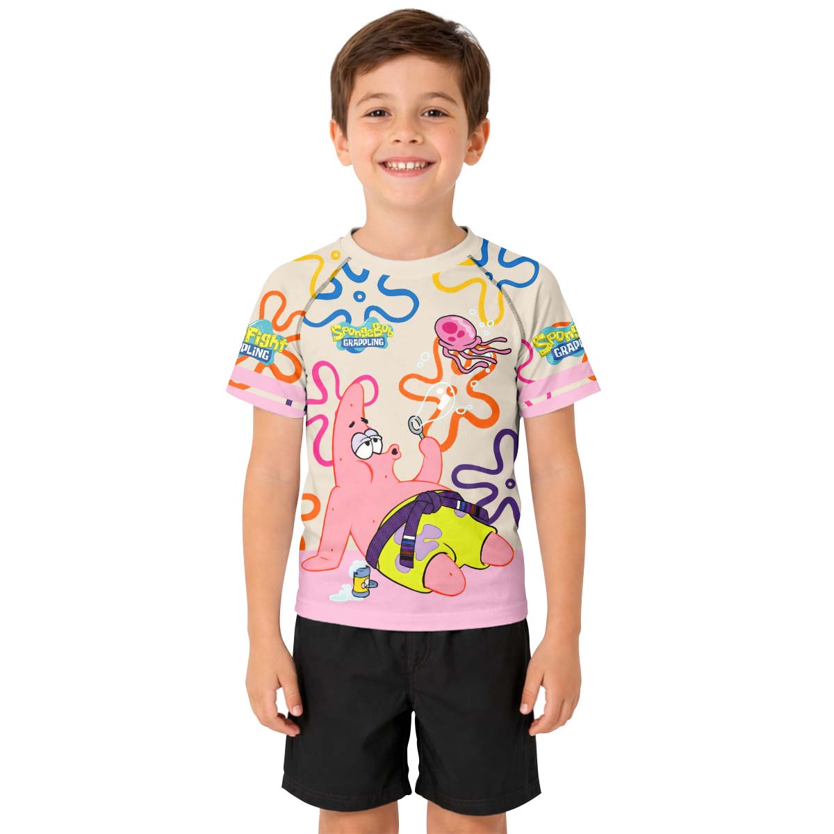 SpongeBob Patrick Star Chilling Day Kid Rash Guard