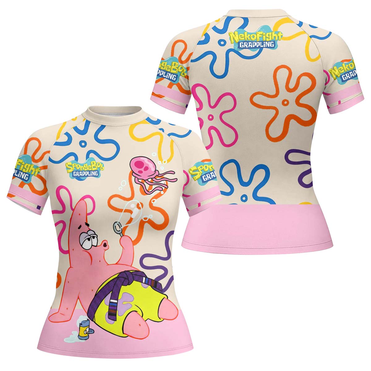 SpongeBob Patrick Star Chilling Day Rash Guard