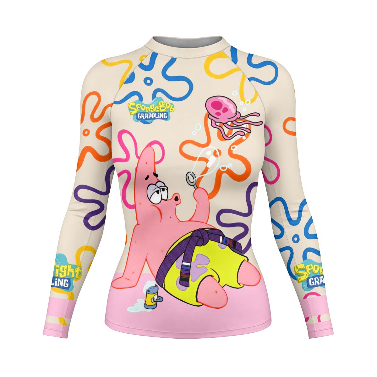 SpongeBob Patrick Star Chilling Day Rash Guard
