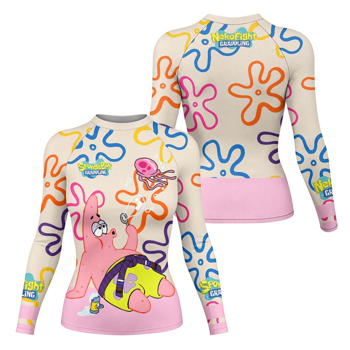 SpongeBob Patrick Star Chilling Day Rash Guard