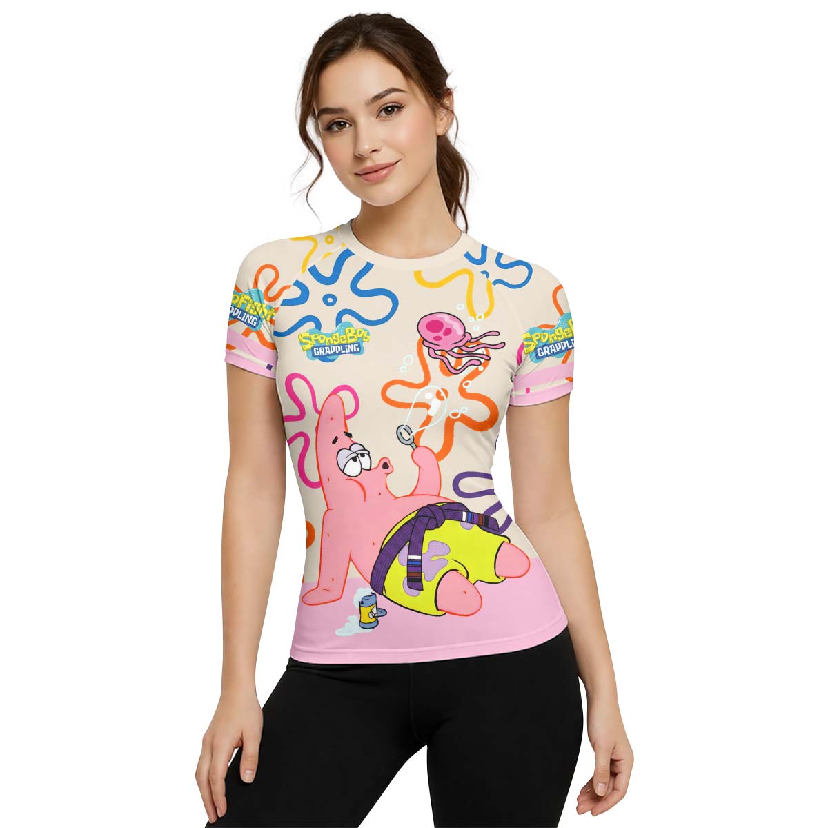 SpongeBob Patrick Star Chilling Day Rash Guard