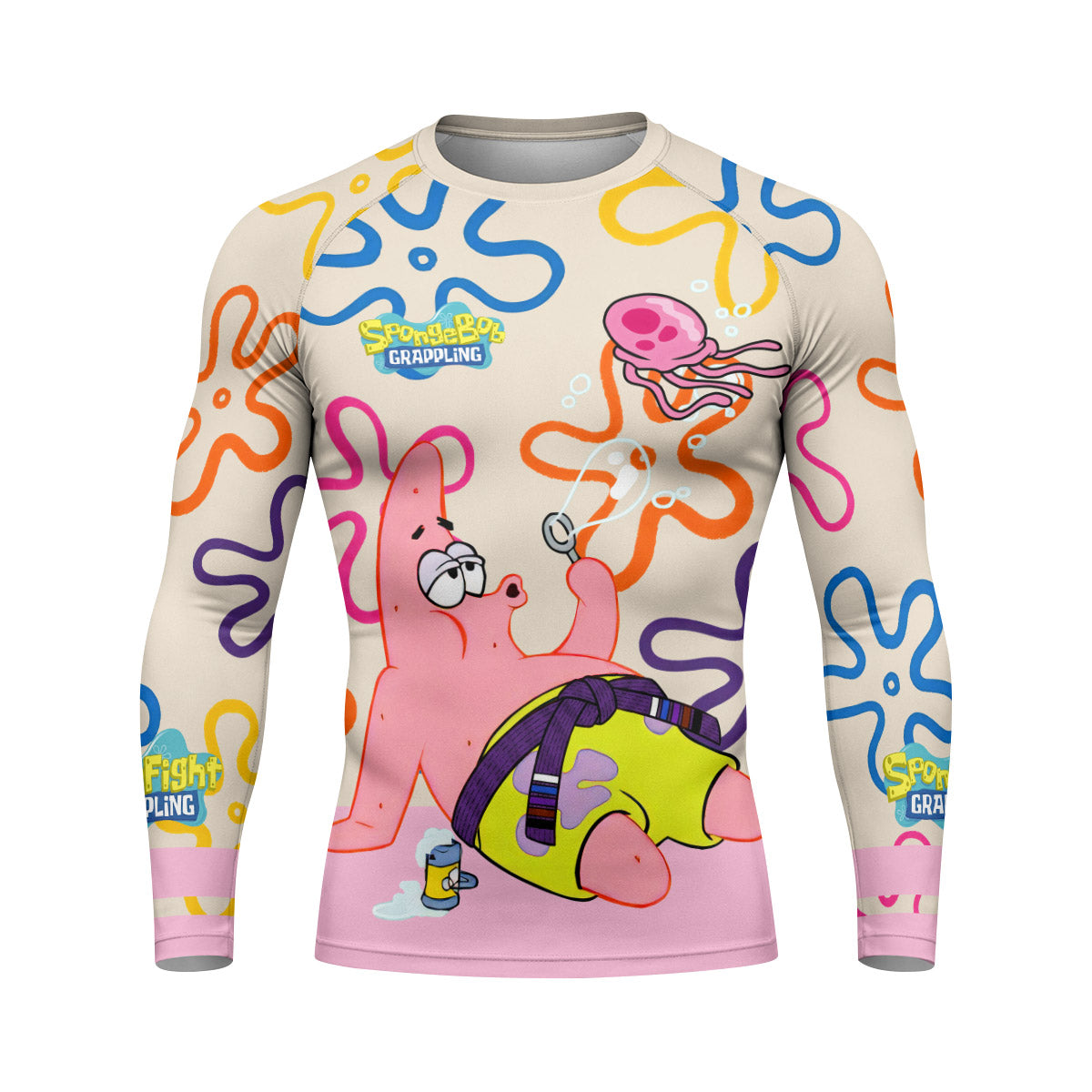 SpongeBob Patrick Star Chilling Day Rash Guard