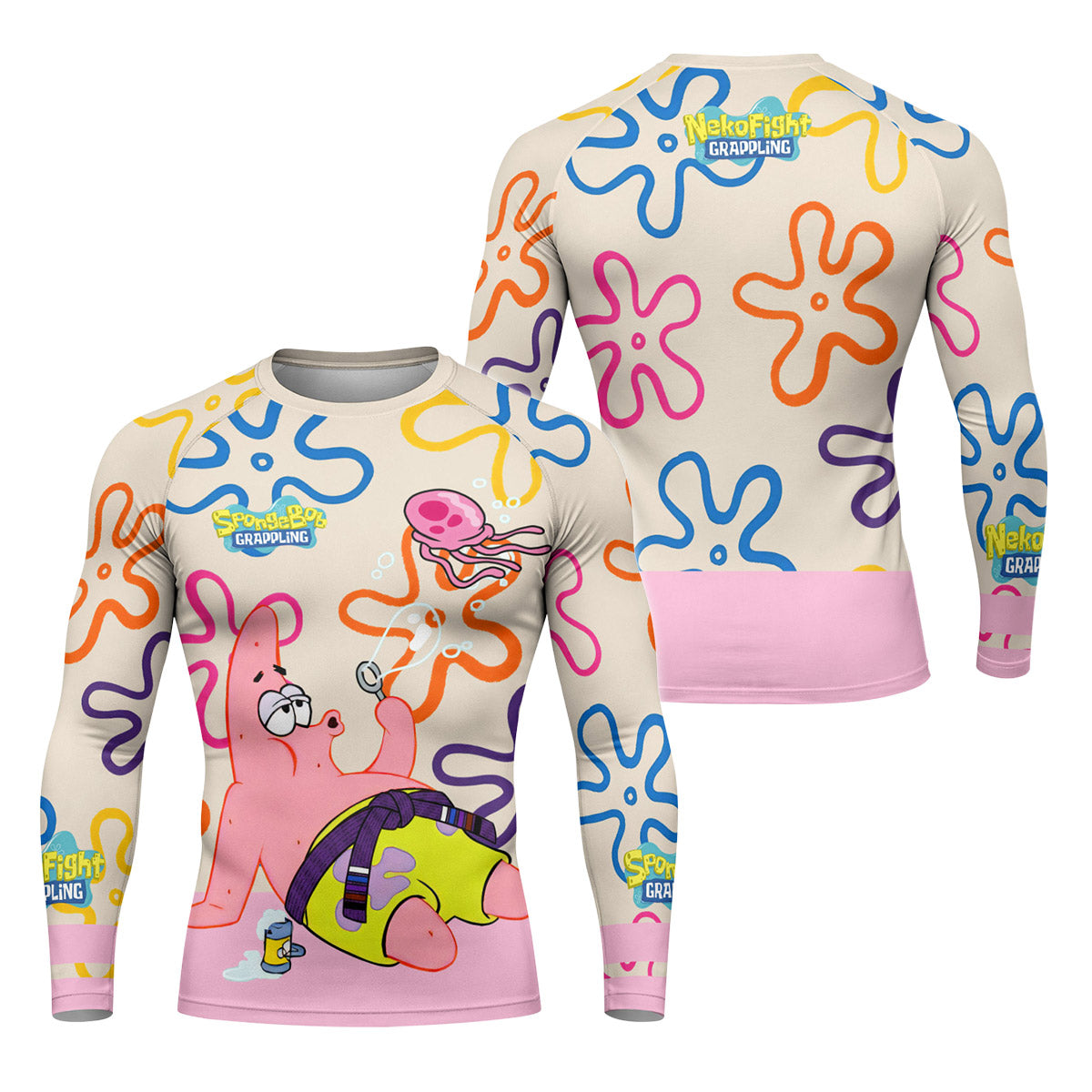 SpongeBob Patrick Star Chilling Day Rash Guard