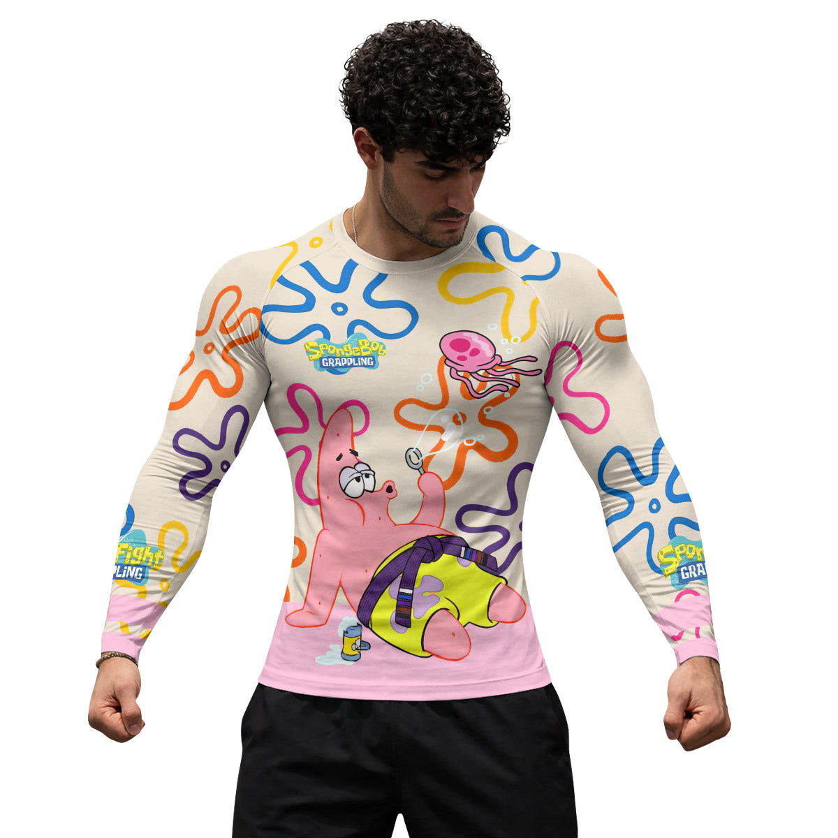SpongeBob Patrick Star Chilling Day Rash Guard