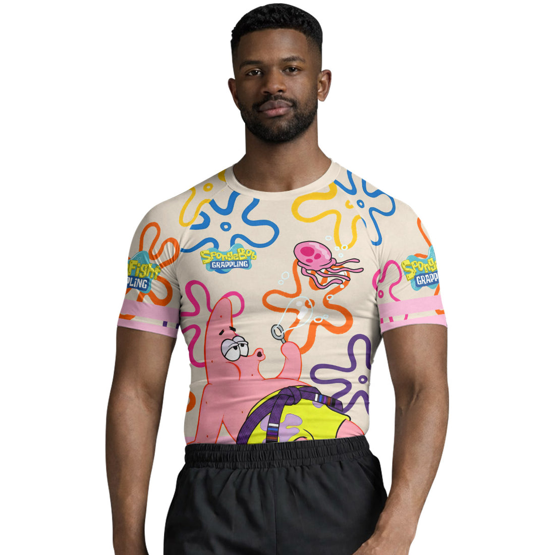 SpongeBob Patrick Star Chilling Day Rash Guard