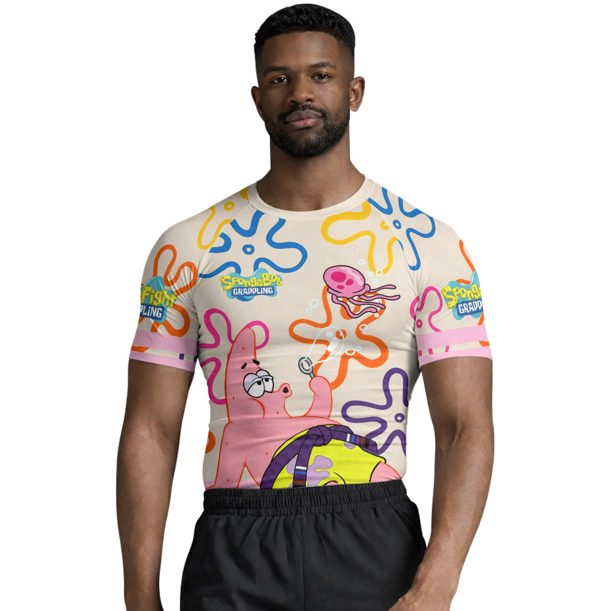 SpongeBob Patrick Star Chilling Day Rash Guard