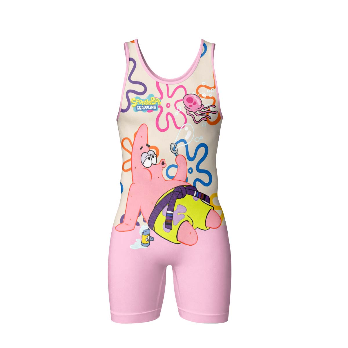 SpongeBob Patrick Star Chilling Day Wrestling Singlet