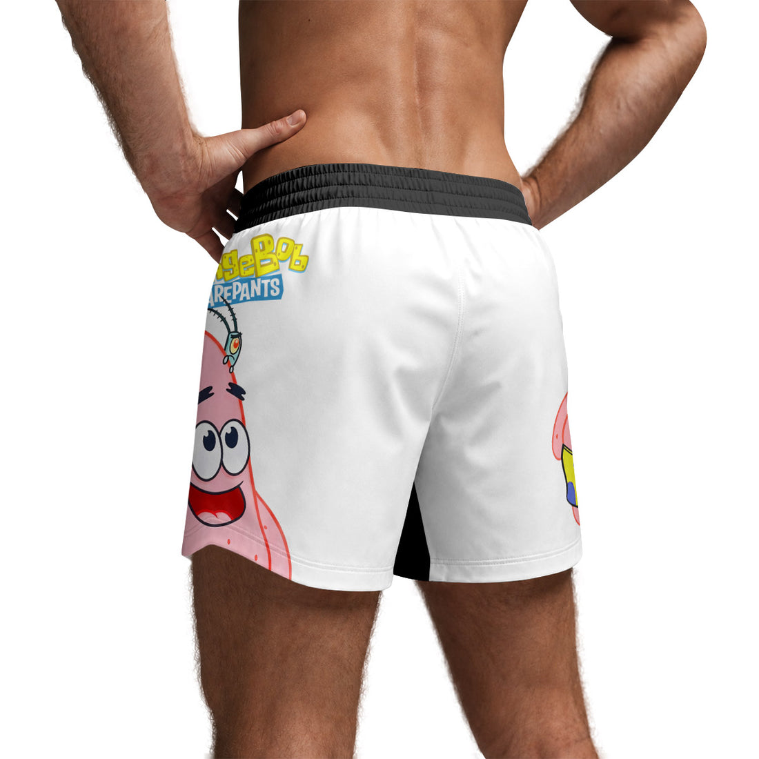SpongeBob Patrick Star Drooling Face Grappling Shorts
