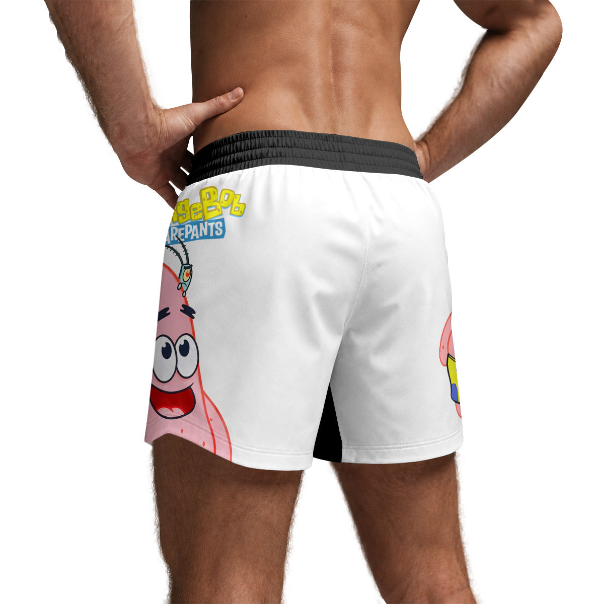 SpongeBob Patrick Star Drooling Face Grappling Shorts