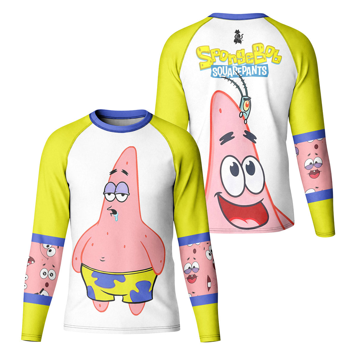 SpongeBob Patrick Star Drooling Face Kid Rash Guard