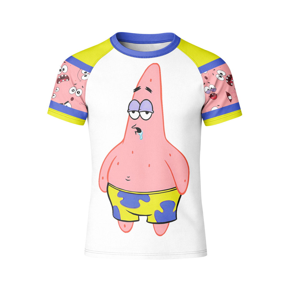 SpongeBob Patrick Star Drooling Face Kid Rash Guard