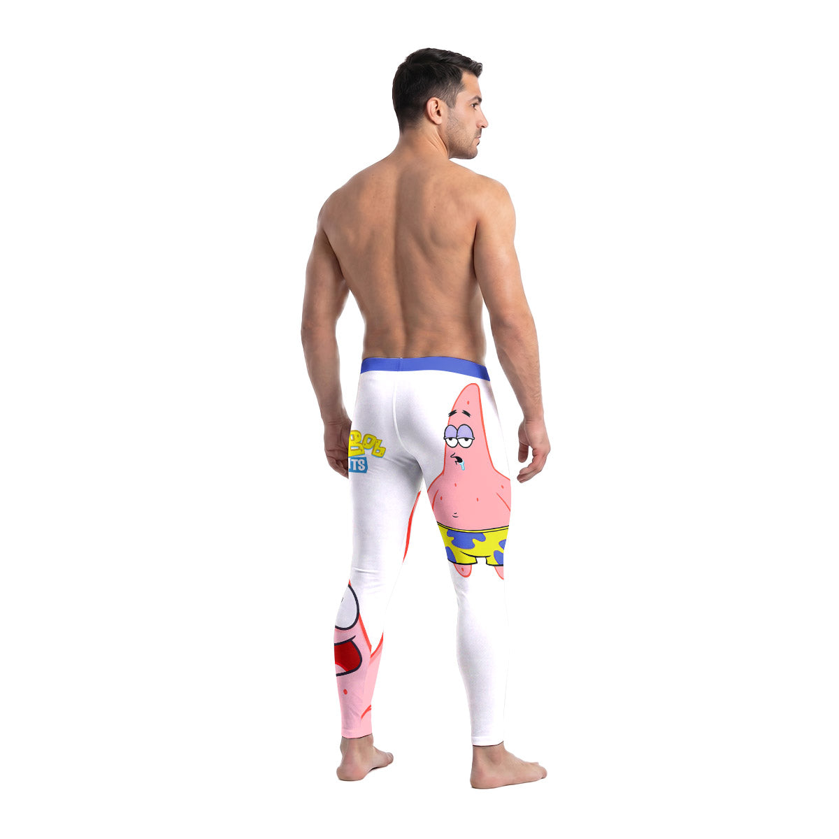 SpongeBob Patrick Star Drooling Face Men's Compression Leggings