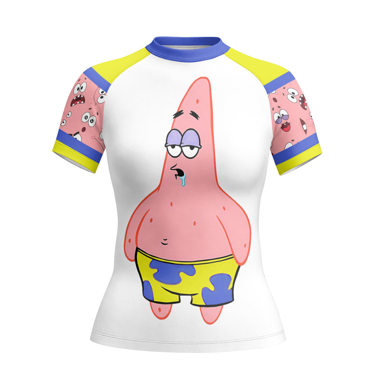SpongeBob Patrick Star Drooling Face Rash Guard