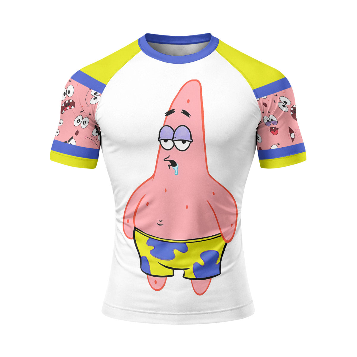 SpongeBob Patrick Star Drooling Face Rash Guard