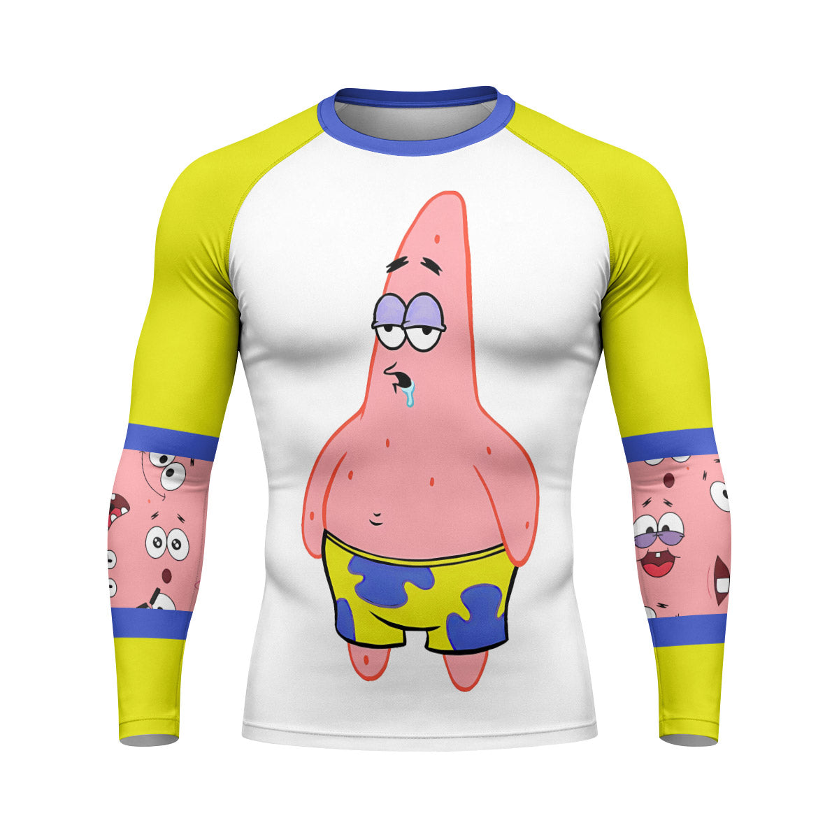 SpongeBob Patrick Star Drooling Face Rash Guard