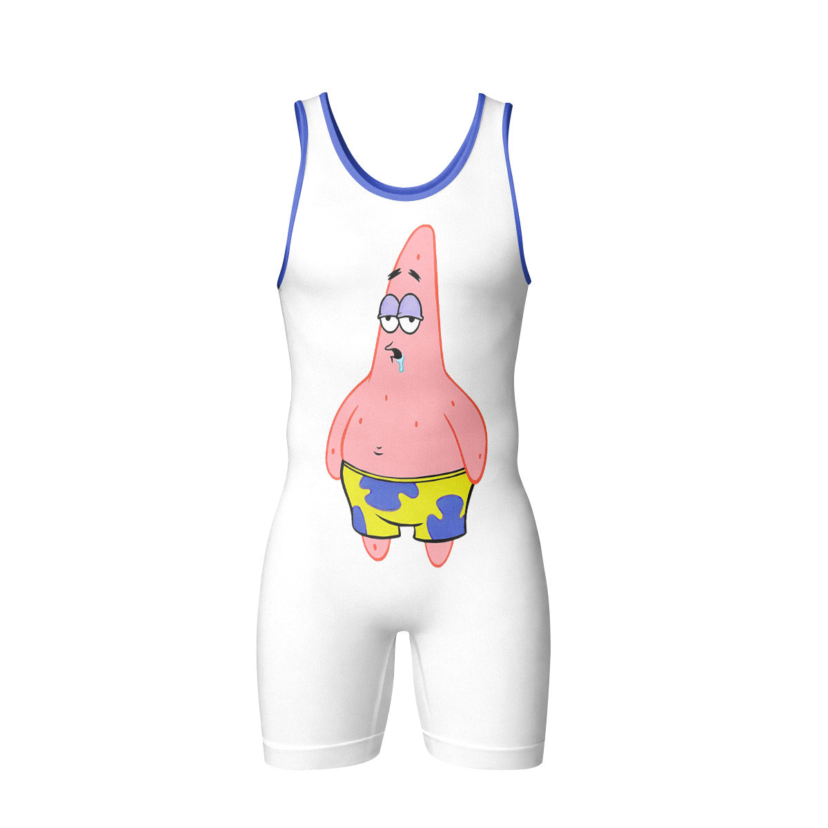 SpongeBob Patrick Star Drooling Face Wrestling Singlet