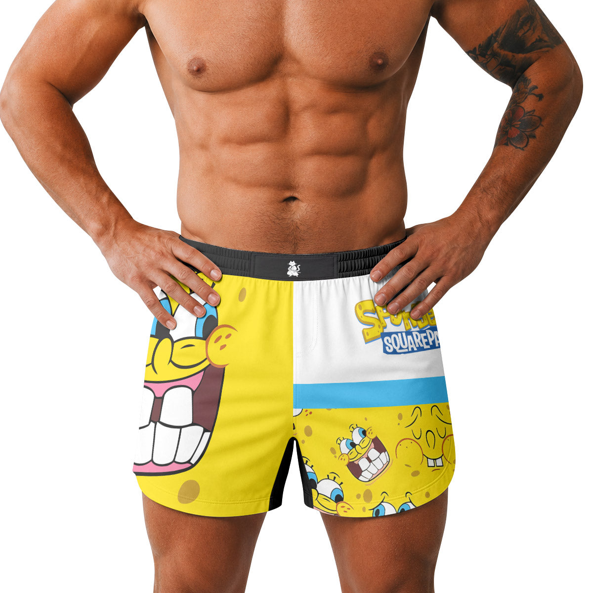SpongeBob Troll Face Grappling Shorts