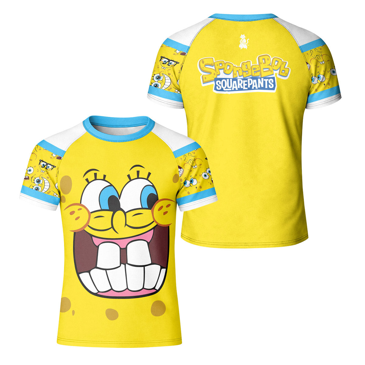 SpongeBob Troll Face Kid Rash Guard