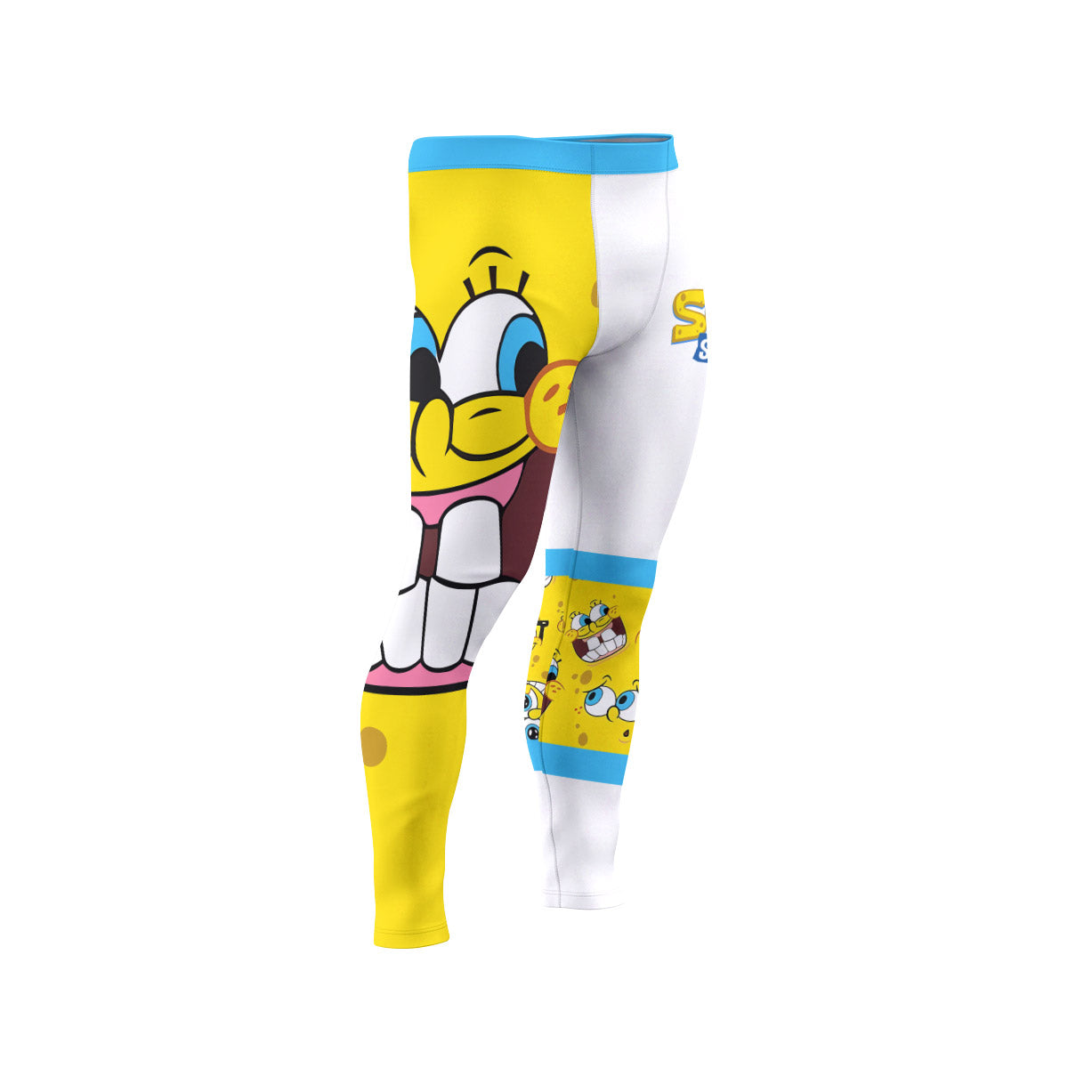 SpongeBob Troll Face Men's Compression Leggings