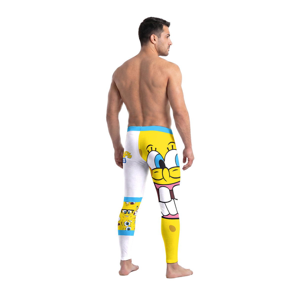 SpongeBob Troll Face Men's Compression Leggings