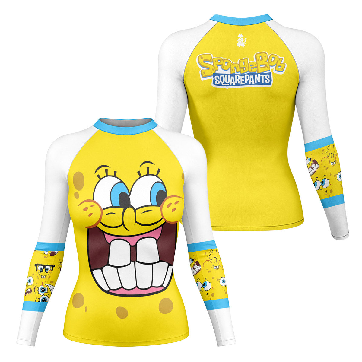 SpongeBob Troll Face Rash Guard