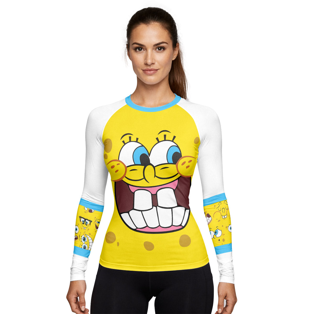 SpongeBob Troll Face Rash Guard