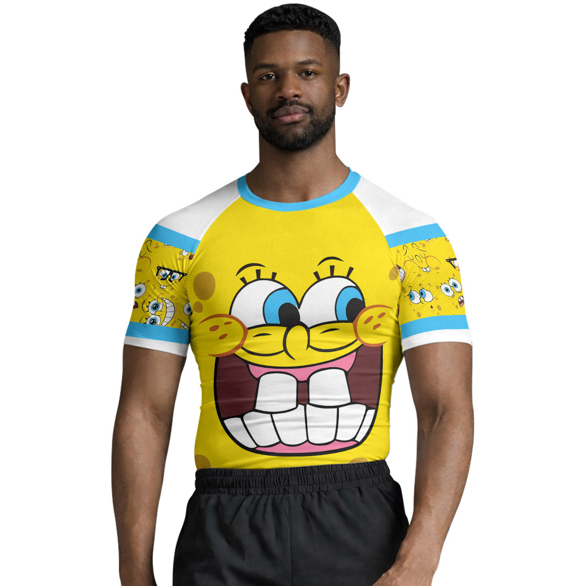 SpongeBob Troll Face Rash Guard